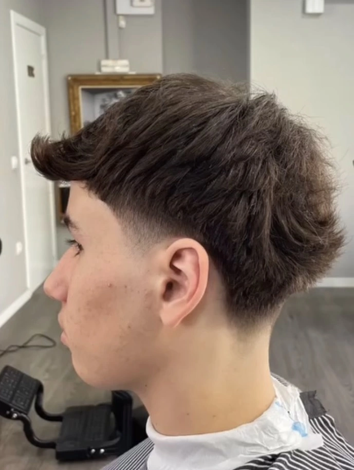 Después del arreglo de barba